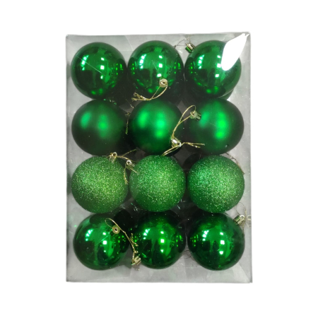 ARTICOLE ANIVERSARE - Globuri de Craciun 24pcs, 8cm 25M 1-7