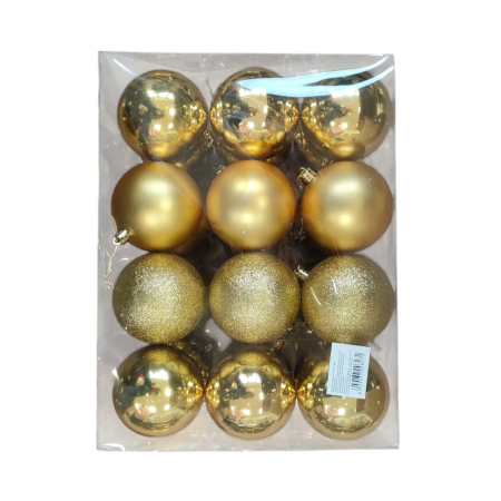 ARTICOLE ANIVERSARE - Globuri de Craciun 24pcs, 8cm 25M 1-9