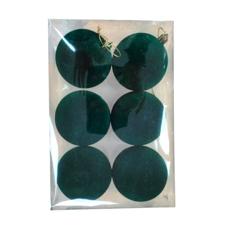 ARTICOLE ANIVERSARE - Globuri de Craciun 6pcs, 8cm 25M 1-56