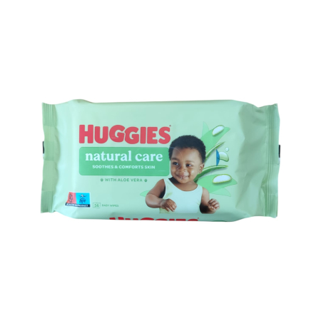 SCUTECE SI TAMPOANE - HUGGIES SERVETELE UMEDE ALOE 56PCS