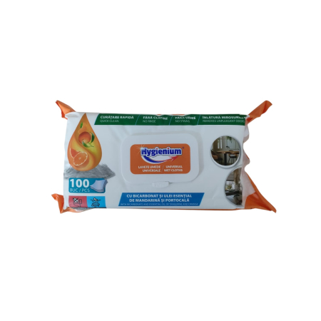 BURETI VASE, LAVETE - HYGIENIUM LAVETE UM.UNIV.100BUC BiCARB+ULEI MANDARIN