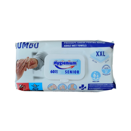 PRODUSE CURATENIE UNIVERSALE - HYGIENIUM SERV.UMEDE(60buc)SENIOR XXL