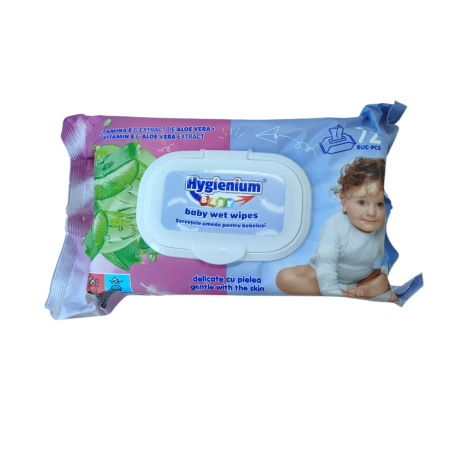 PRODUSE CURATENIE UNIVERSALE - HYGIENIUM SERV.UMEDE(72buc)ALOE