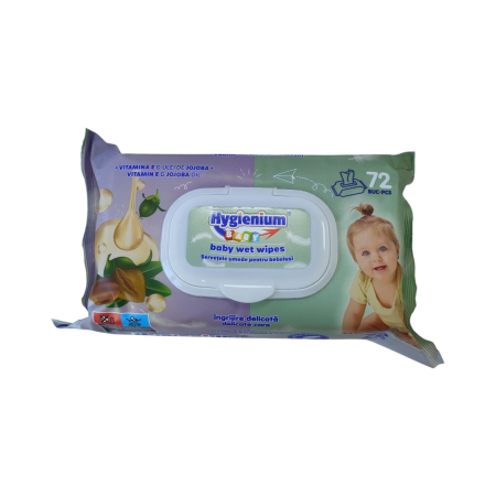 PRODUSE CURATENIE UNIVERSALE - HYGIENIUM SERV.UMEDE(72buc)VIT E+OIL JOJOBA