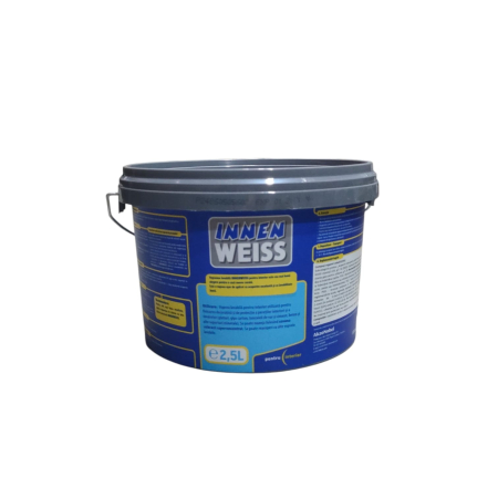 VOPSELE SI DILUANTI - INNENWEISS VOPSEA LAVABILA INT. ALB 2.5L