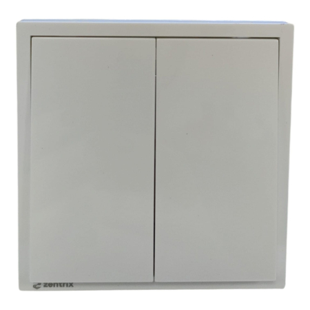 ELECTRICE - INTRERUPATOR 2 CLAPETE SIMPLU 16A 250V ALB