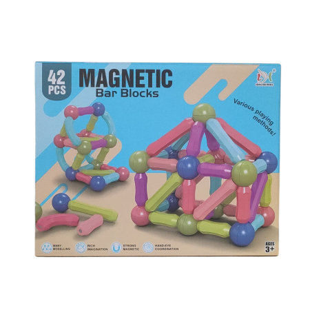 JUCARII - Joc bare magnetice 42 PIESE 6-60