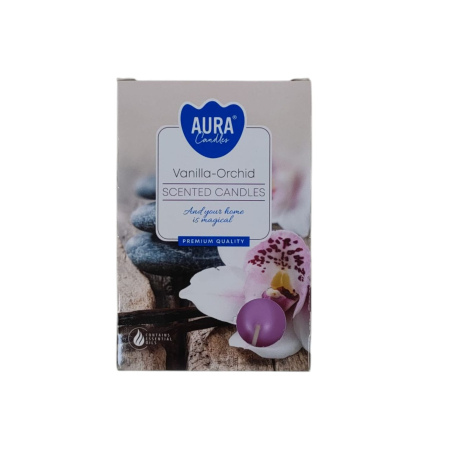 LUMANARI - LUMANARE 6/SET PASTILE P15-184 vanilla/orhid