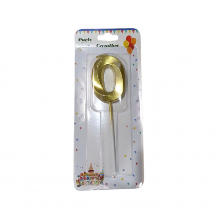 CANDELE - LUMANARI CIFRA TORT 0-9 , 3.1.2-auriu