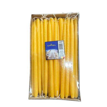 CANDELE & LUMÂNĂRI - LUMANARI GALB. FESTILE(9/bx)