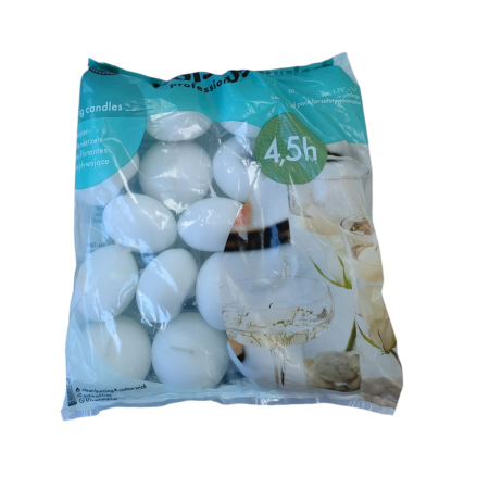 CANDELE - LUMANARI PLUTITOARE ALB 20BUC