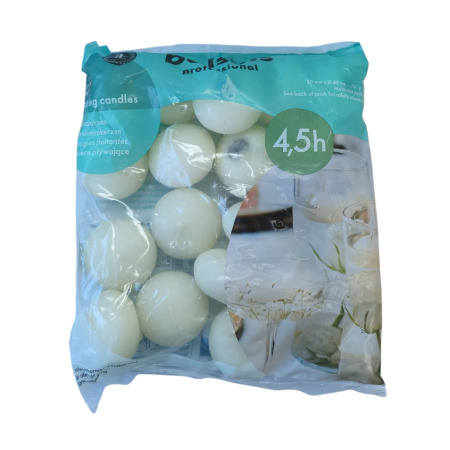 LUMANARI - LUMANARI PLUTITOARE CREM 20BUC