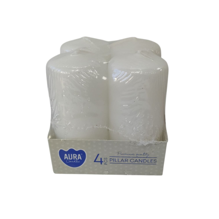 CANDELE - LUMANARI STALP A4 ALB 4 BUC 80-090