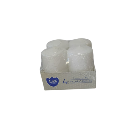 LUMANARI - LUMANARI STALP ALB 4 BUC 60-190