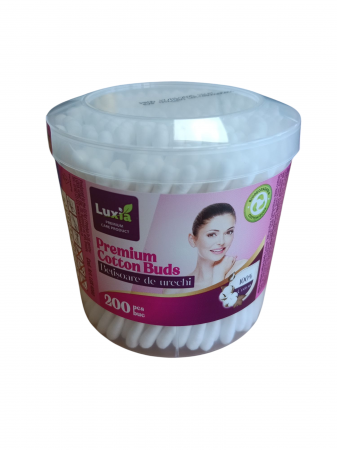 SPUME SI APARATE RAS - LUXIA BETISOARE IGIENICE 200buc premium bumbac