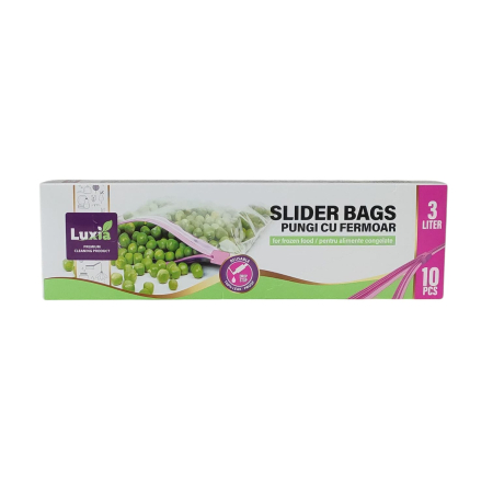 PUNGI SI FOLII ALIMENTARE - LUXIA PUNGI 3L FERMOAR (10BUC)