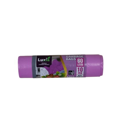 DIVERSE ARTICOLE BAIE - LUXIA SACI MENAJ cu urechi (60L/10buc) aroma capsuna