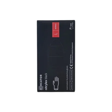 UNICA FOLOSINTA - MANUSI NITRIL NEGRE L(100buc)