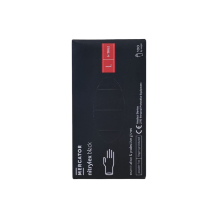 UNICA FOLOSINTA - MANUSI NITRIL NEGRE L(100buc)