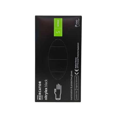 UNICA FOLOSINTA - MANUSI NITRIL NEGRE S(100buc)