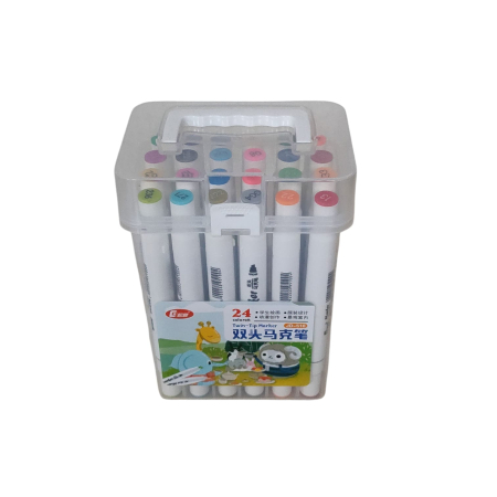 PAPETARIE - Marker 2 capete 24 culori 510 27.3