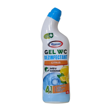 SOLUTII WC - MISAVAN GEL WC DEZINFECTANT CITRUS 1L