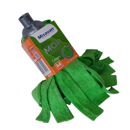 GALETI SI MOPURI - MISAVAN MOP MICROFIBRA M GREEN