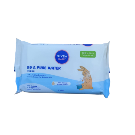 SCUTECE SI TAMPOANE - NIVEA BABY SERVETELE PURE WATER 57B