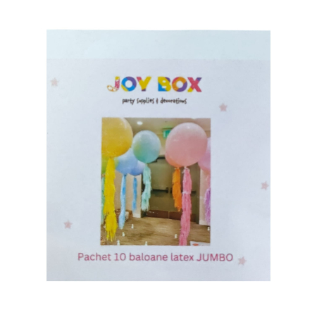 BALOANE - PACHET 10 baloane latex JUMBO