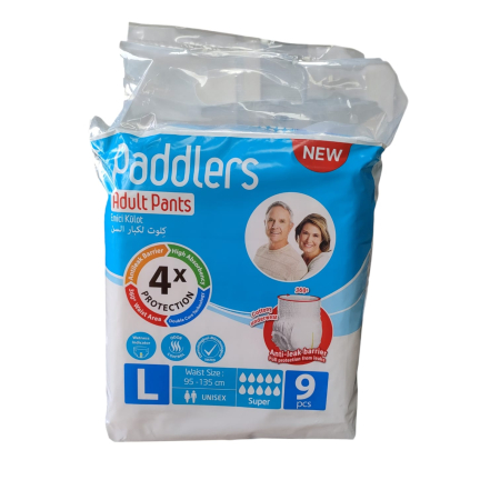 SCUTECE SI TAMPOANE - PADDLERS Chilot incontinenta ADULTI (9BUC) L