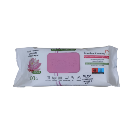 PRODUSE CURATENIE UNIVERSALE - PADDLERS servetele umede(100) multisuprafete lotus