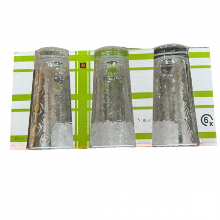 VESELA - PAHARE 24.5CL SPIRAL (6)