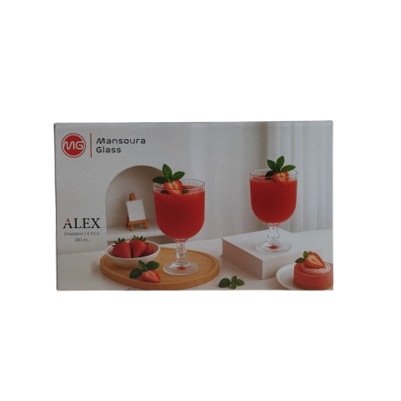 STICLA - PAHARE CU PICIOR ALEX 6/SET