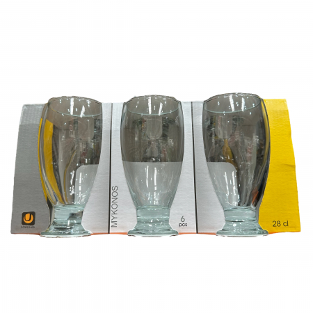 STICLA - PAHARE MYKONOS 28CL (6/SET)