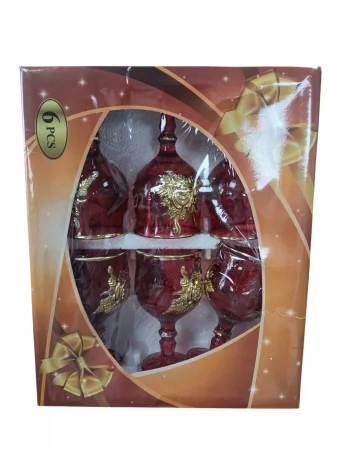 Import - PAHARE STICLA CU PICIOR COLOR 6/set