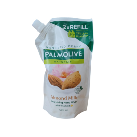 LOTIUNI SI CREME CORP - PALMOLIVE SAP.LICHID 500ML REZERVA ALMOND MILK