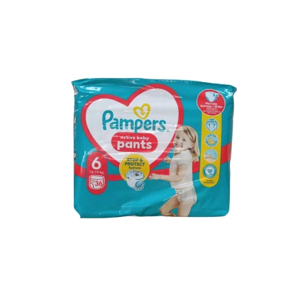 SCUTECE SI ABSORBANTE - PAMPERS PANTS VPP 6AB 13-19KG