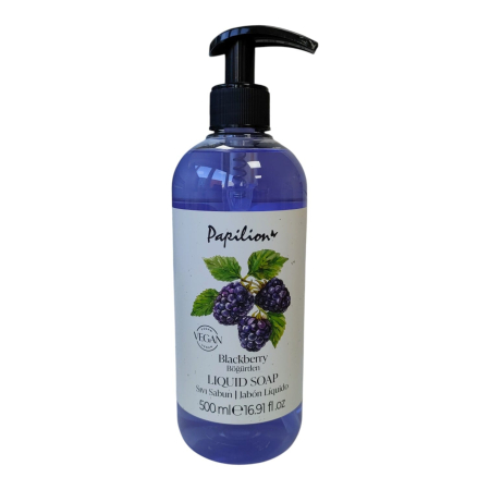 Import - PAPILION SAPUN LICHID  BLACKBERRY, 500 ml