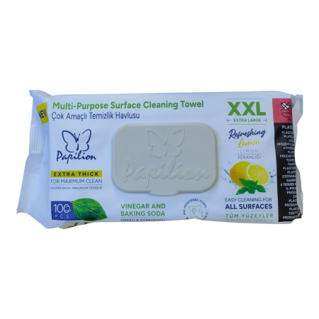 Import - PAPILION SERVETELE SUPRAFETE LEMON  XXL 100 buc