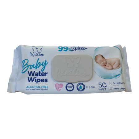 Import - PAPILION SERVETELE UMEDE BABY 99% Water 50 buc
