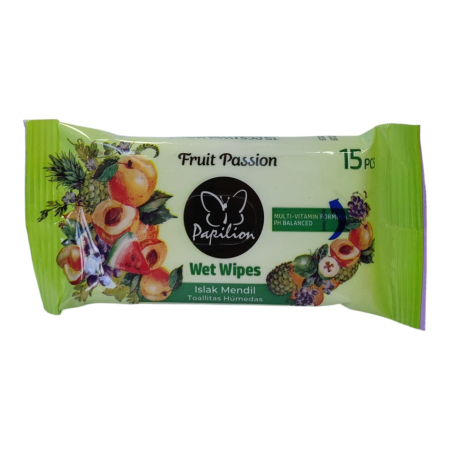Import - PAPILION SERVETELE UMEDE  FRESH FRUITS THERAPY, 15 buc