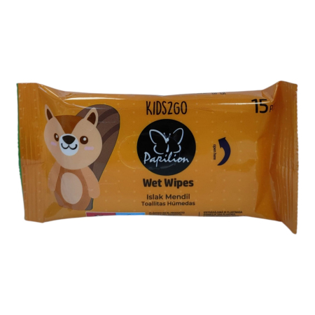 Import - PAPILION SERVETELE UMEDE KIDS2GO 15 buc