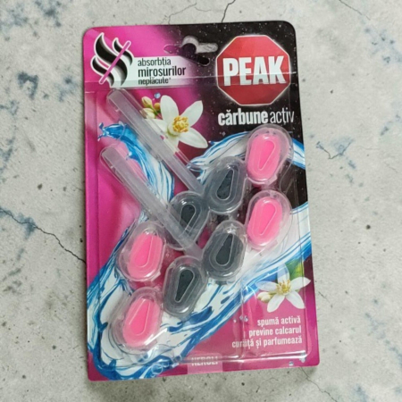 CURATENIE SI INTRETINEREA CASEI - PEAK WC flex color 2X48g carbune activ