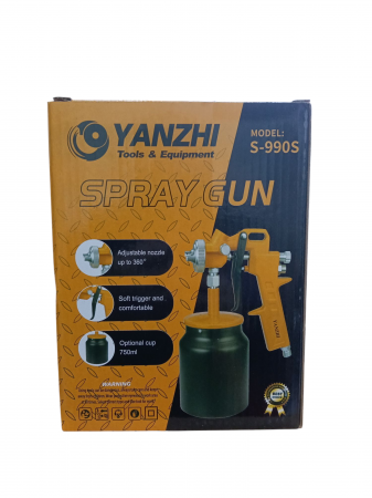 SCULE DE MANA - Pistol pentru Vopsit cu Vasul Sus                                                                                  13.113