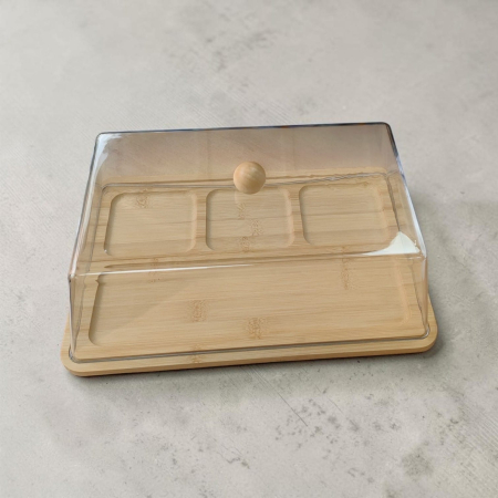 USTENSILE BUCATARIE - Platou cu capac 35.5*22.5*12 cm 26A 4-13