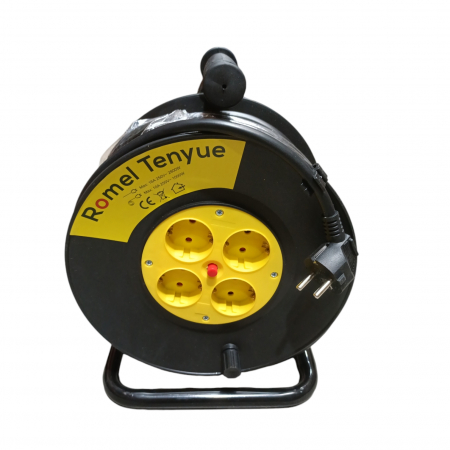 ELECTRICE - Prelungitor pe tambur cu 4 prize 30M  24L6.12