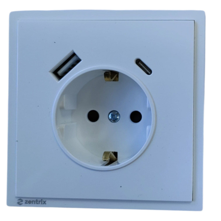 ELECTRICE - PRIZA USB+TYPE C 5V/2000 ALBA
