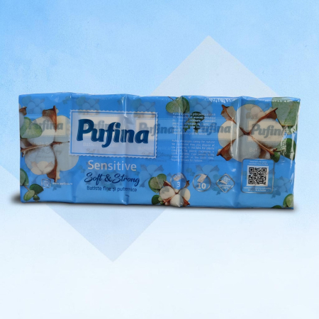 HARTIE IGIENICA - PUFINA BATISTE SENSITIVE SOFT/STRONG