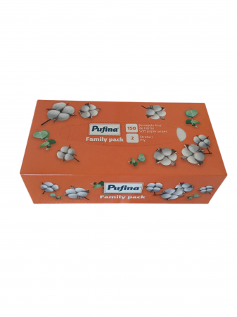 PRODUSE UZ CASNIC SI MENAJ - PUFINA SERVETELE FACIALE 2STR/150BUC