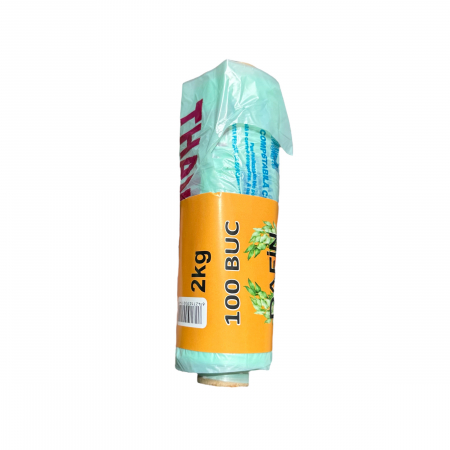 UNICA FOLOSINTA - PUNGA BIODEGR.2KG ROLA 100BUC.